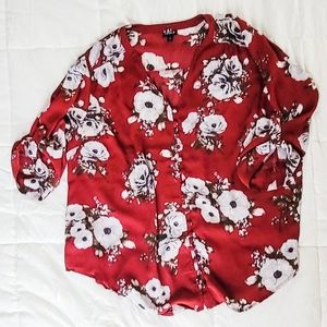 Torrid 2 Maroon Floral Harper